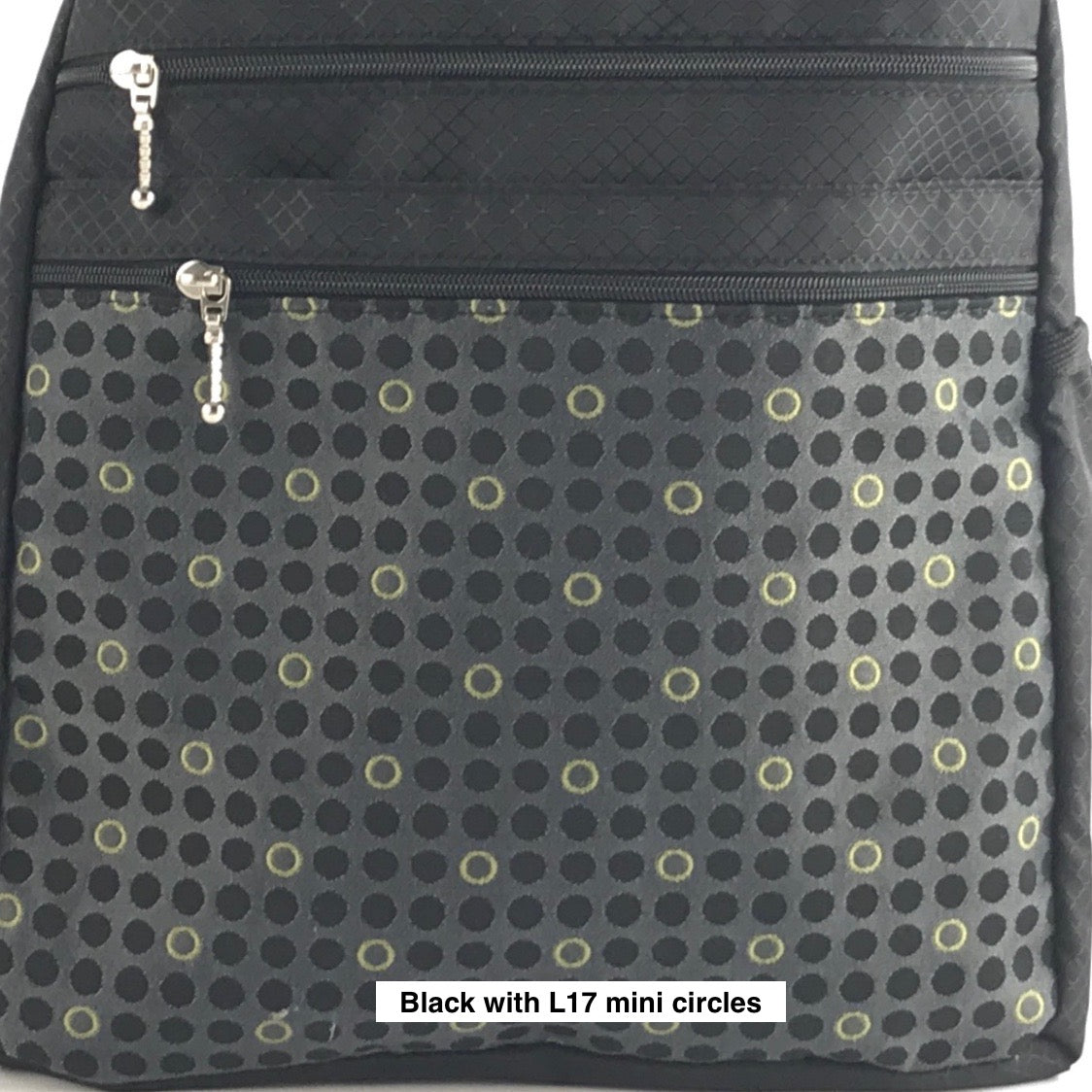 R969W Large Side Entry Backpack with padded straps in Ripstop Nylon with security pockets