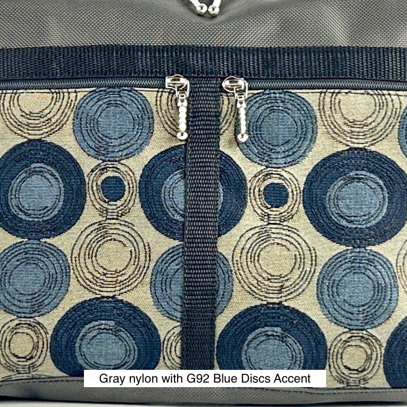 107  Large Messenger Bag, Cross-Body fabric and nylon