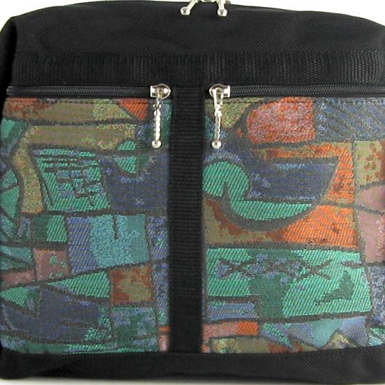 107 Large Messenger Bag, Cross-Body fabric and nylon