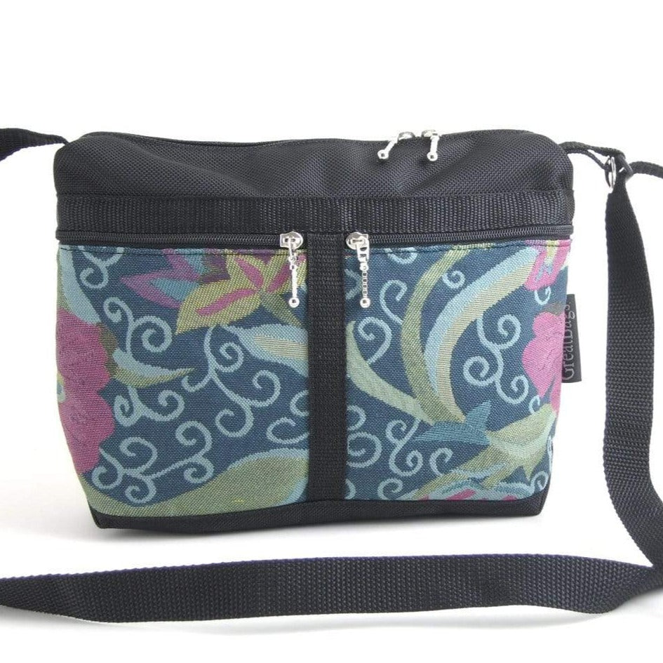 222L Vintage medium Cross-bodyOrganizer Purse in Fabric and Nylon
