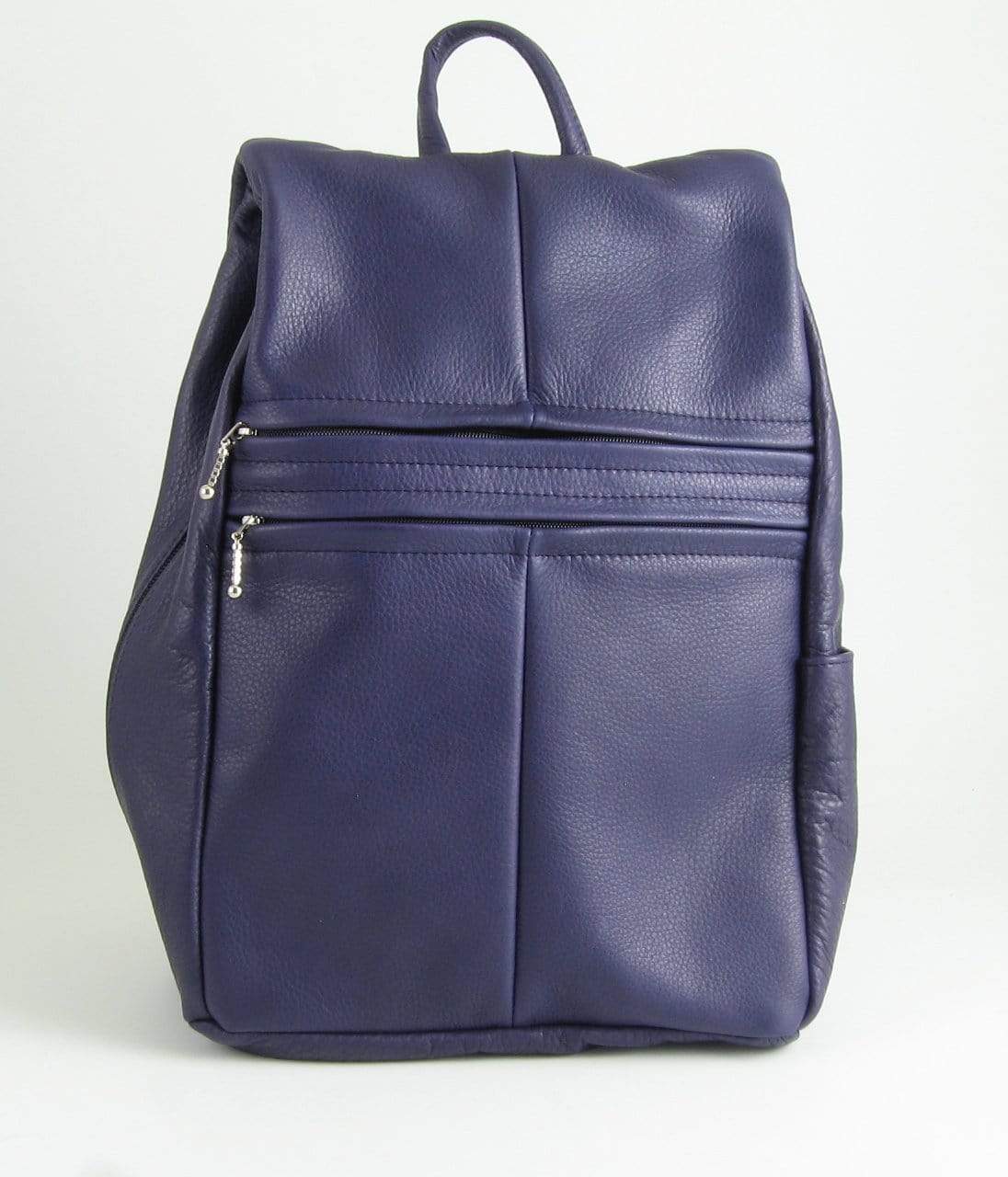 968 Medium Side Entry Leather Backpack in solid colors