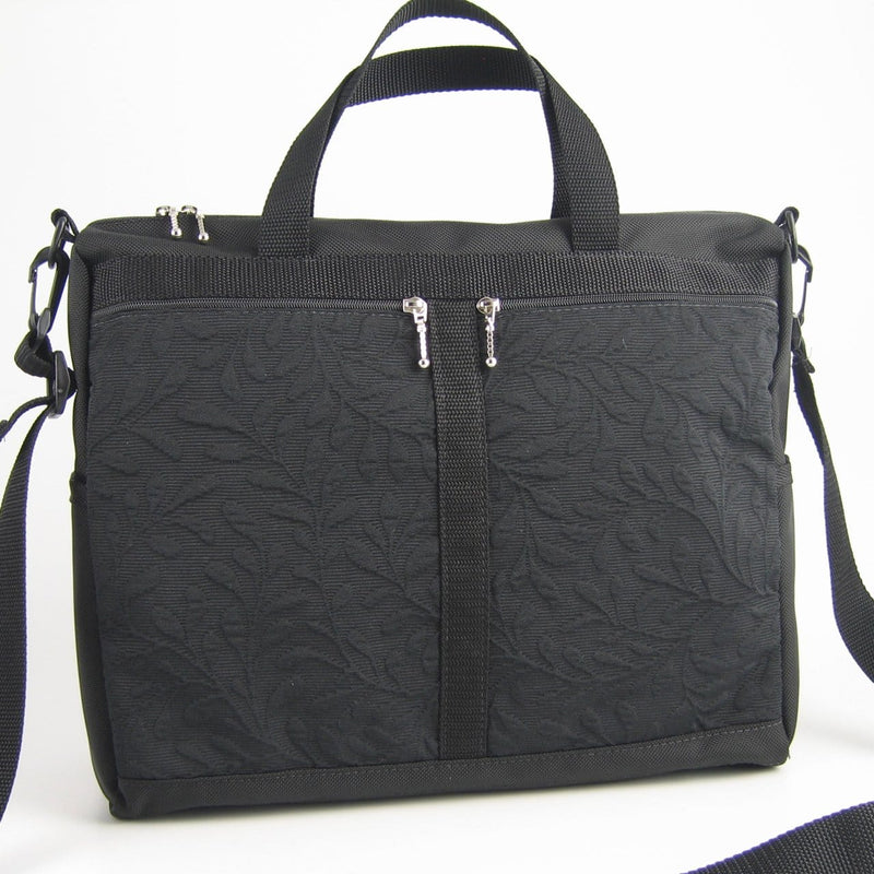 B briefcase travel bag with detachable shoulder strap