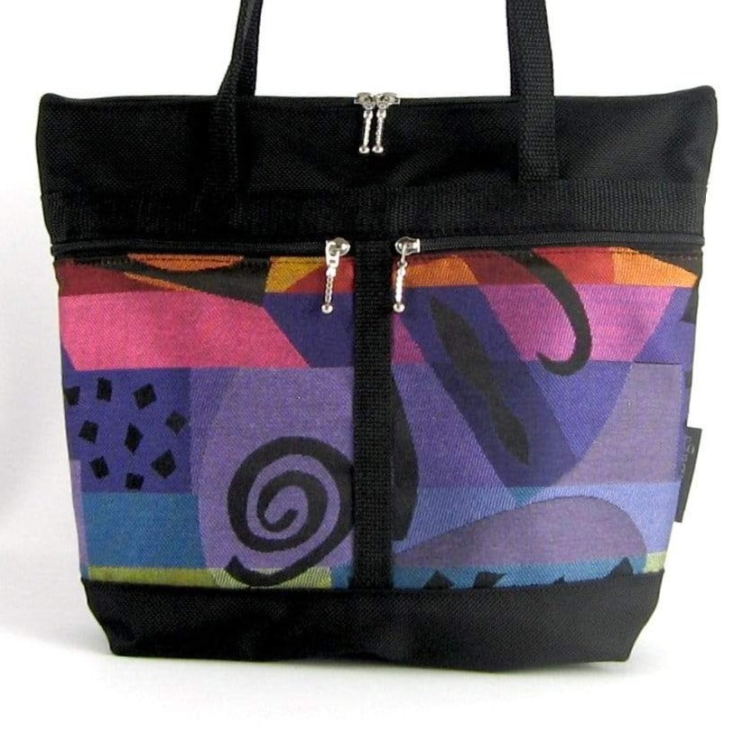 L: Large Tote in Black Nylon