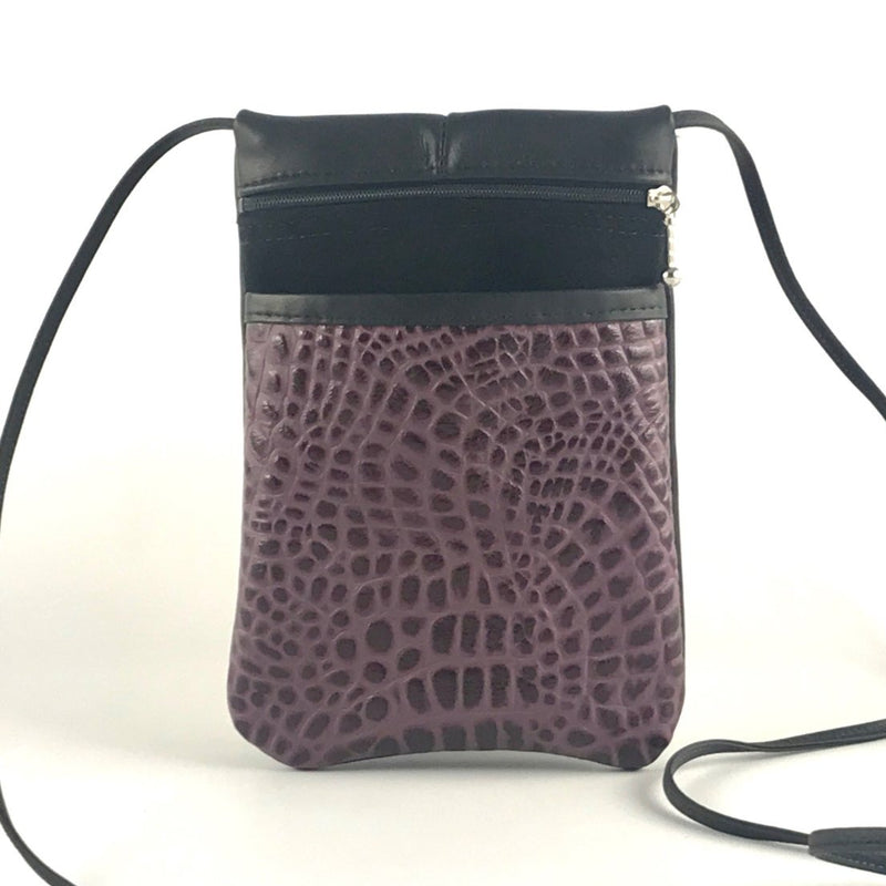 New! Carolyn - Leather Cell Phone Cross-body Bag #65