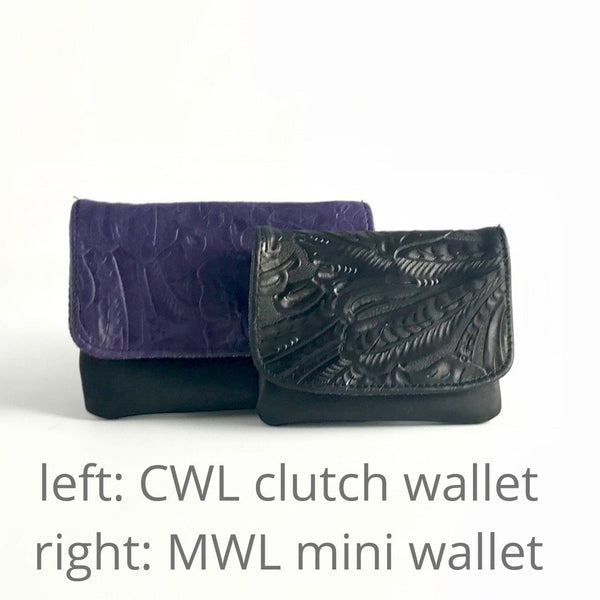 Mini Leather Clutch Flap Wallet MWL