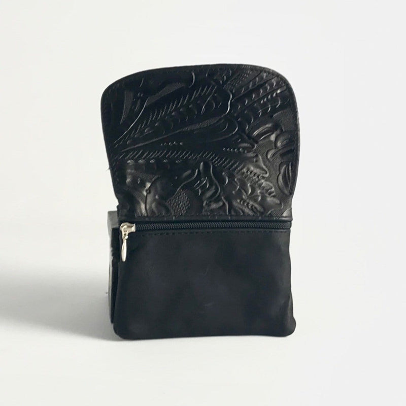 Mini Leather Clutch Flap Wallet MWL