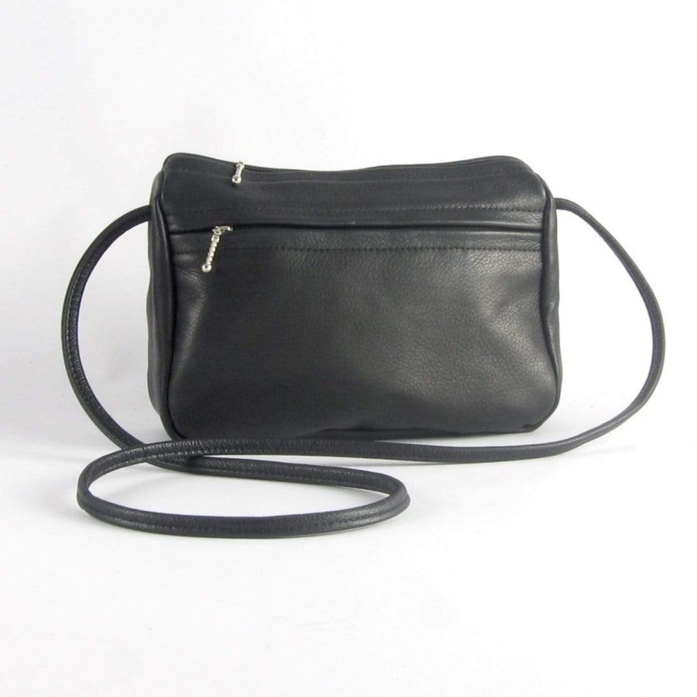 Leather CrossBody Satchel Purses in 2 sizes