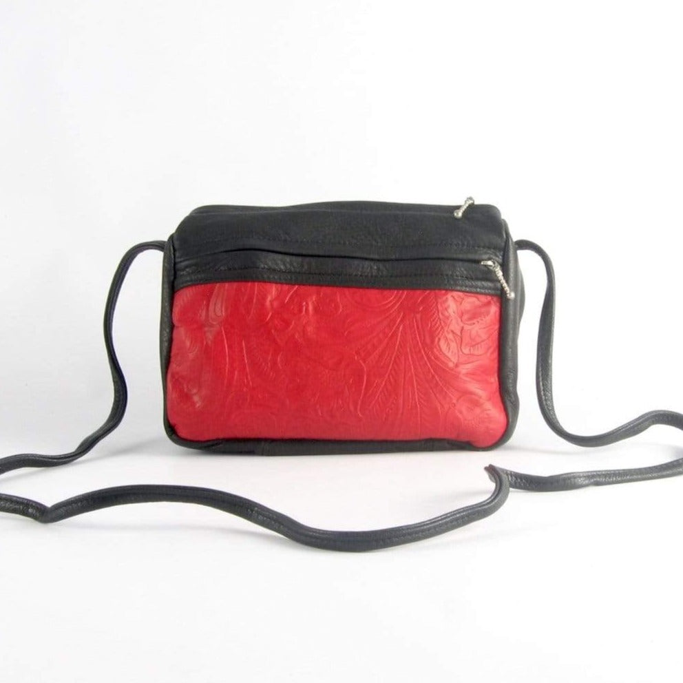 Leather CrossBody Satchel Purses in 2 sizes