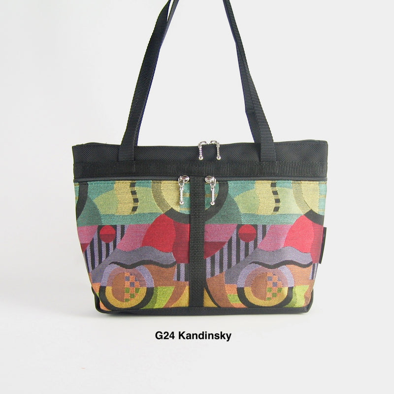 221 Small French Satchel Organizer Tote and Purse