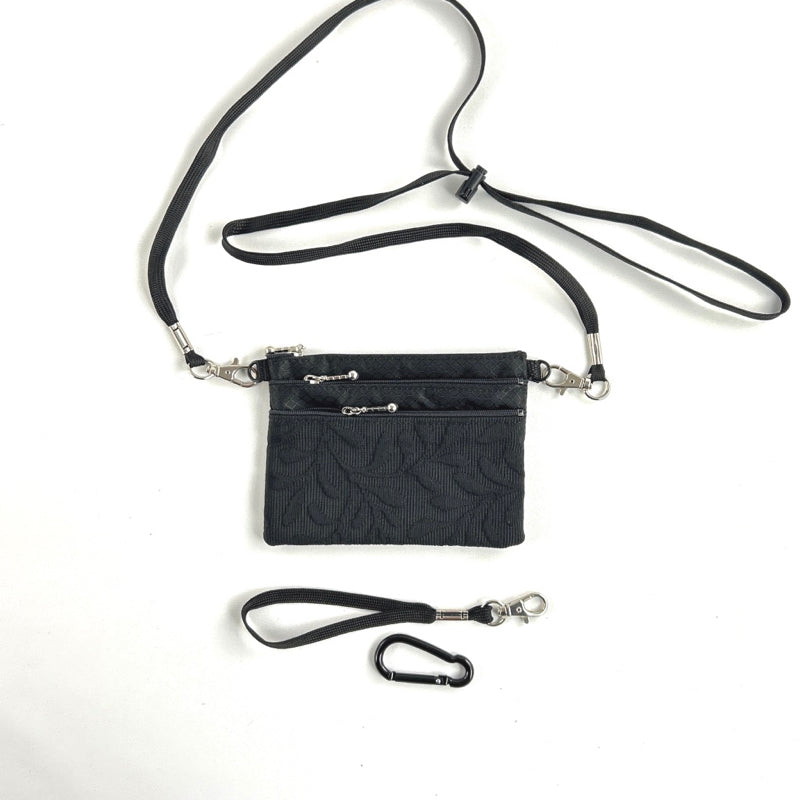 39RS Three Zip Mini Connectable with detachable crossbody strap