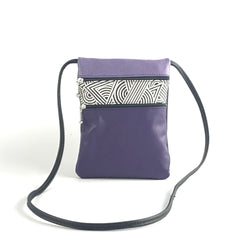 Small Leather Cell Phone Cross-body Bag #66J