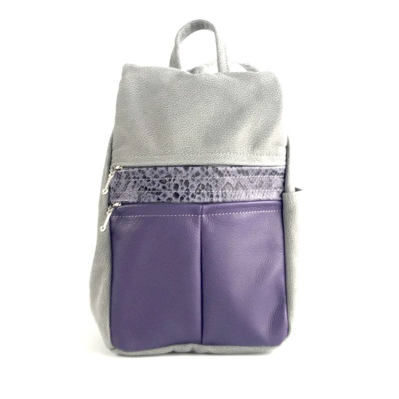 backpack purse leather combo 967 Purse size Small Leather Side Entry Backpack