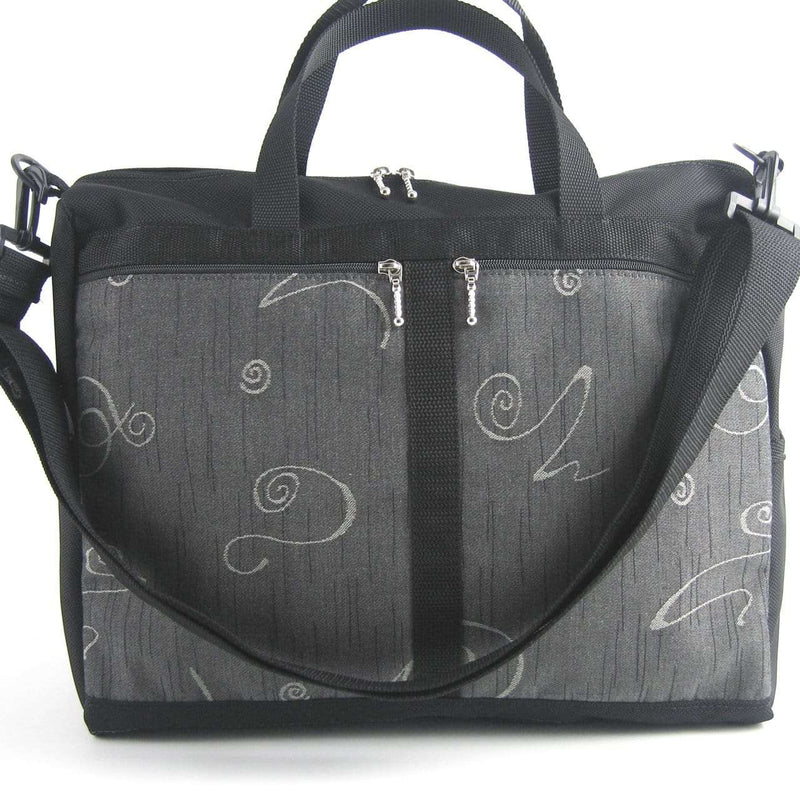 B briefcase travel bag with detachable shoulder strap
