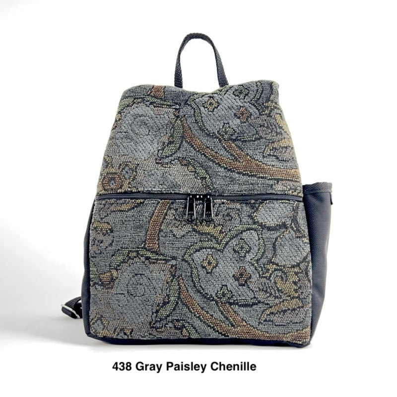 Bonnie Small Side Entry Backpack in Fabric and Nylon - #BB967
