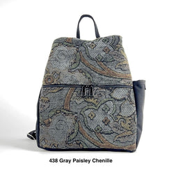Bonnie Small Side Entry Backpack in Fabric and Nylon - #BB967
