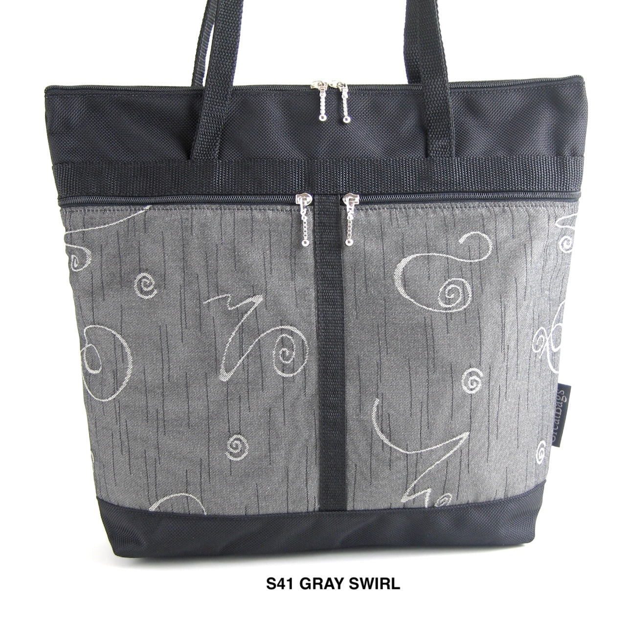 L: Large Tote in Black Nylon