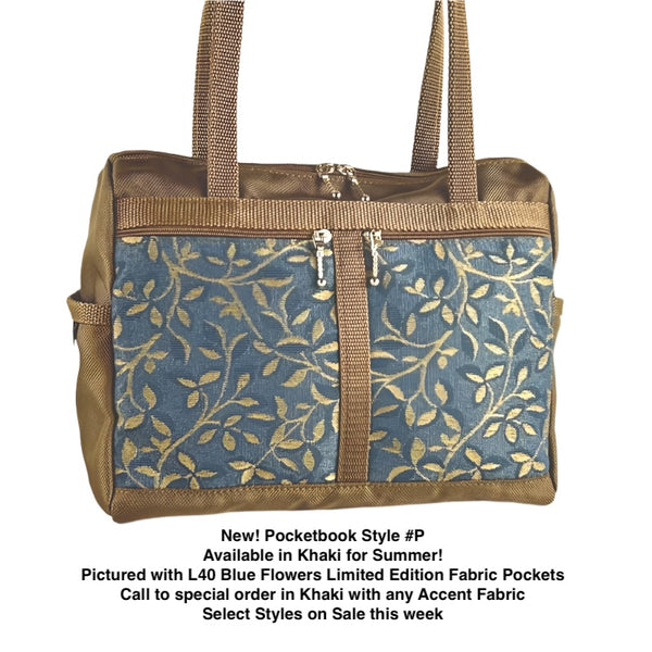 P  Classic “Pocketbook” w/ 2 open end pockets
