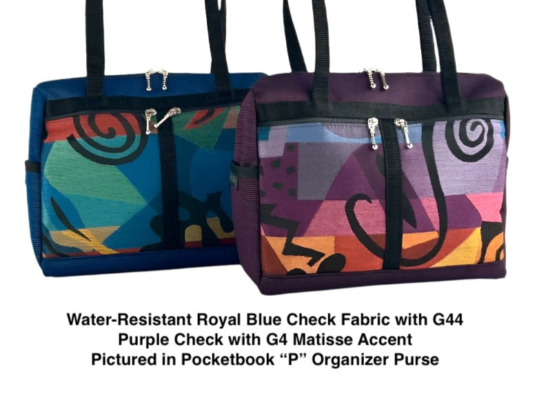 P  Classic “Pocketbook” w/ 2 open end pockets
