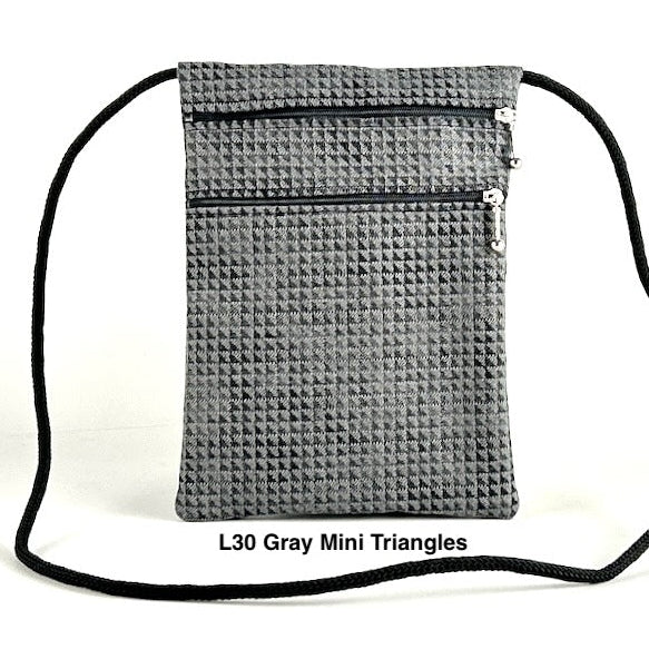 New! N-S Three zipper Cell Phone + Travel Purse T83