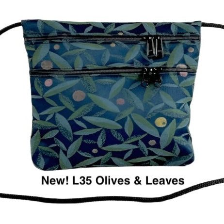 Carly 3 Zipper Fabric Cross-Body Bag T93