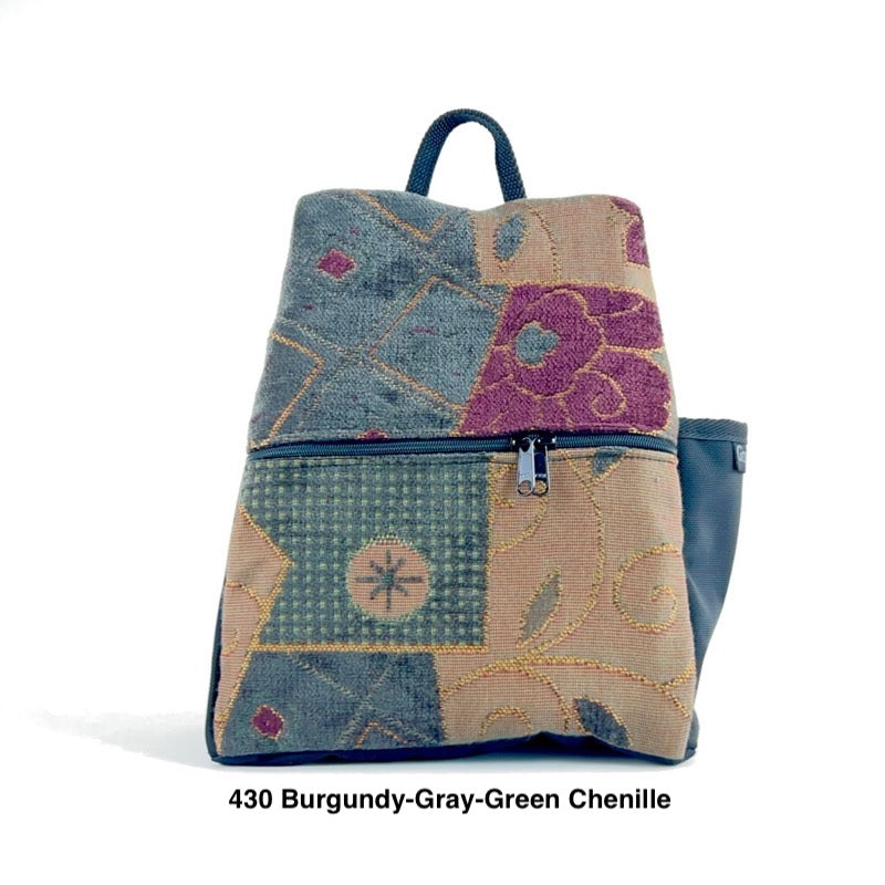 Bonnie Small Side Entry Backpack in Fabric and Nylon - #BB967
