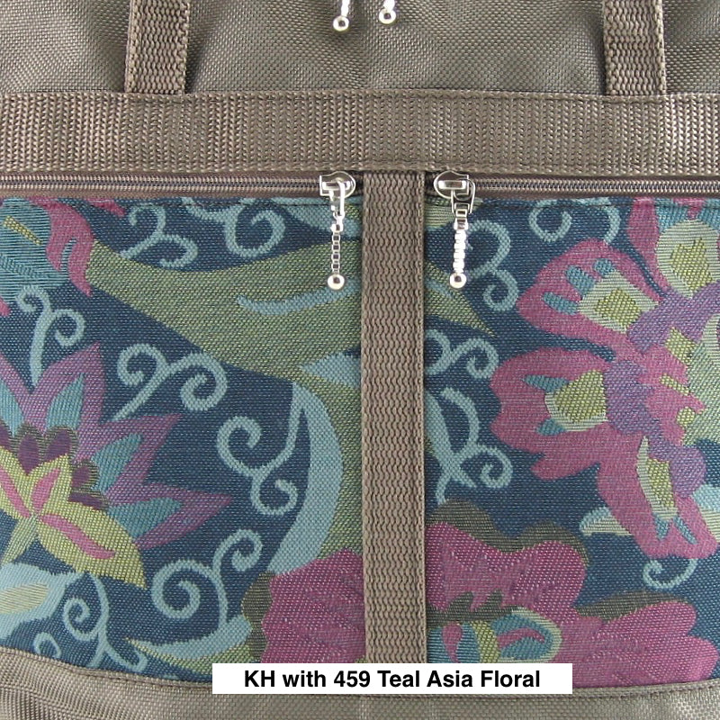 New! Emma Messenger Bag Purse #PL Light Colors with Khaki