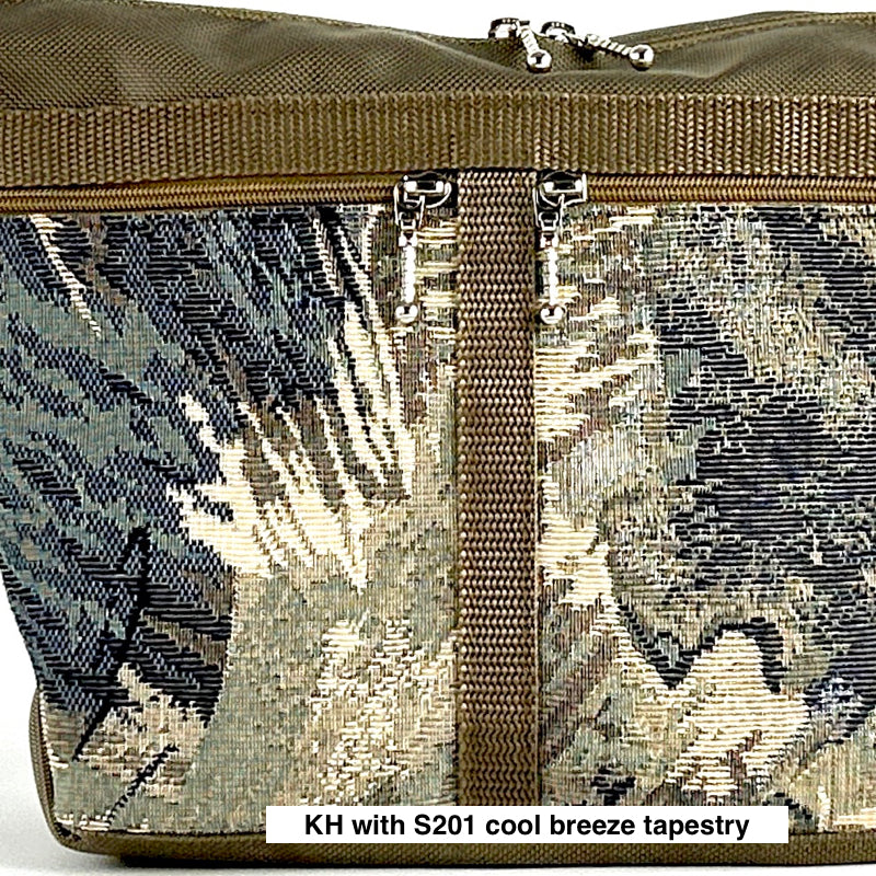 New! Emma Messenger Bag Purse #PL Light Colors with Khaki