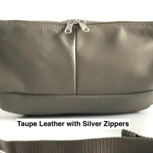 Large Rectangular Leather Fanny Pack #FC2