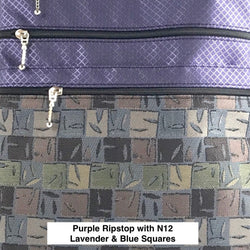 R969W Large Side Entry Backpack with padded straps in Ripstop Nylon with security pockets