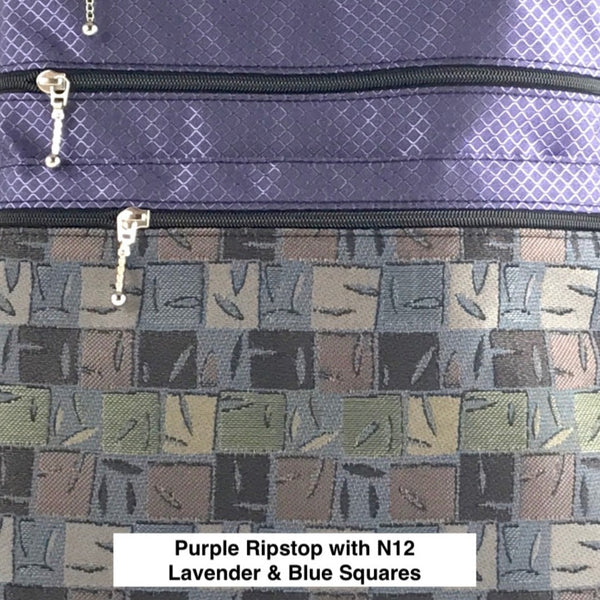 R969W Large Side Entry Backpack with padded straps in Ripstop Nylon with security pockets