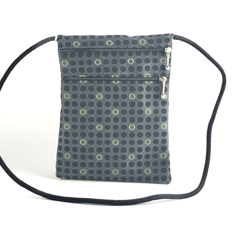 Mia Crossbody N-S Three zipper Cell Phone + Travel Purse T83