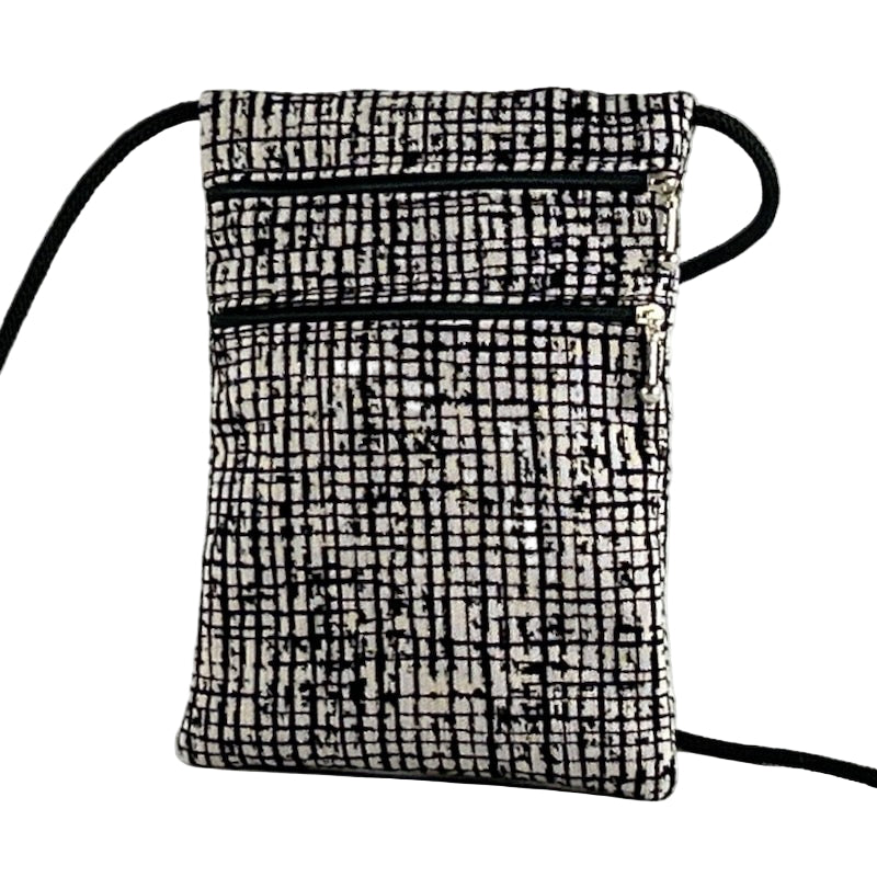 N-S Three zipper Cell Phone + Travel Purse T83