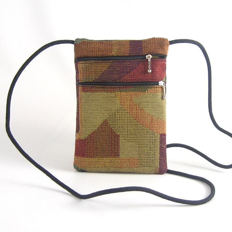 N-S Three zipper Cell Phone + Travel Purse T83