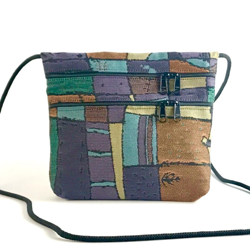 Carly 3 Zipper Fabric Travel Bag T93