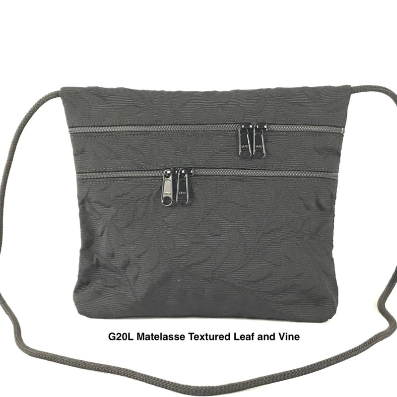 Carly 3 Zipper Fabric Travel Bag T93