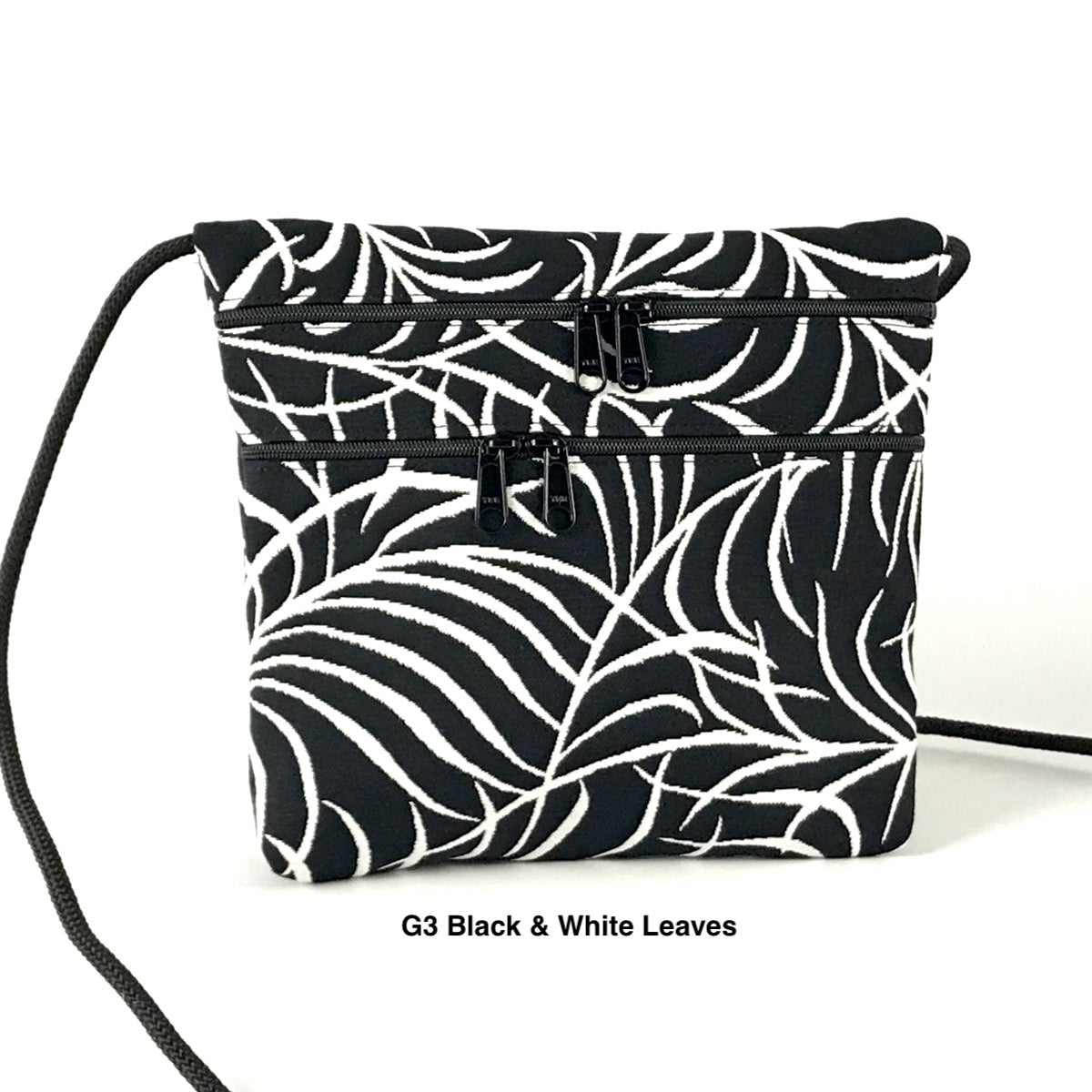 Carly 3 Zipper Fabric Cross-Body Bag T93