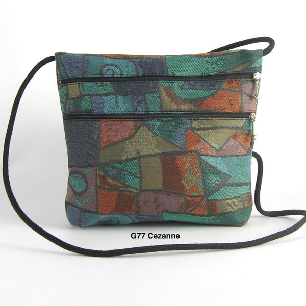 Carly 3 Zipper Fabric Travel Bag T93