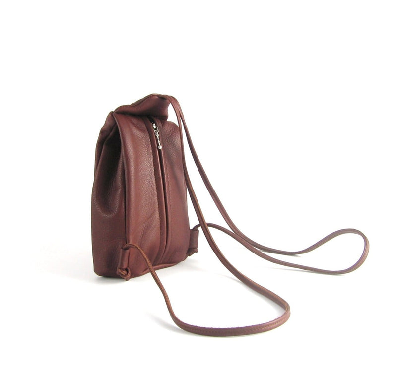 Mini Sling Backpack #501 in soft cowhide leather
