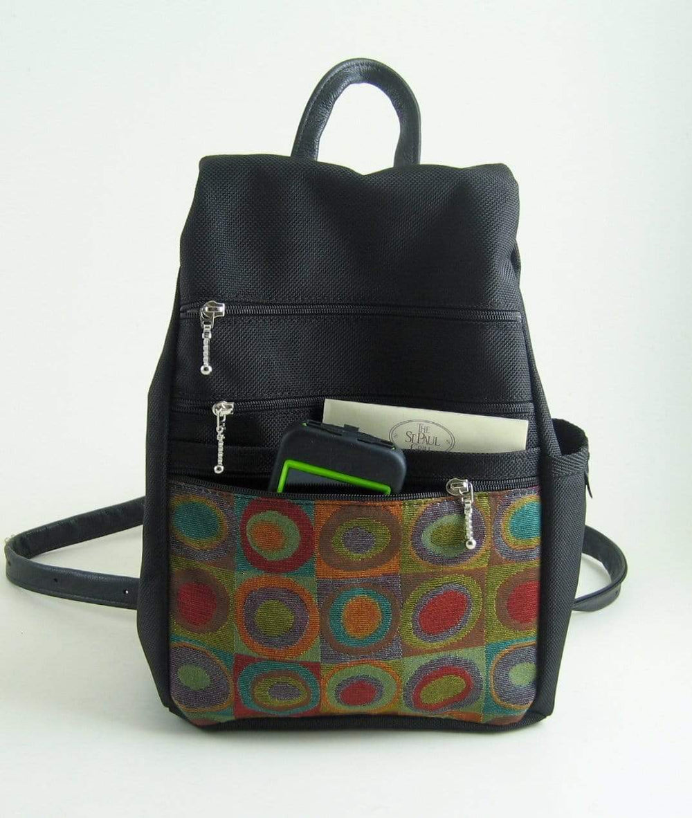 バッグ blackbird like a pocket B967-W BL Small Side Entry Backpack with Extra Zip in Fabric