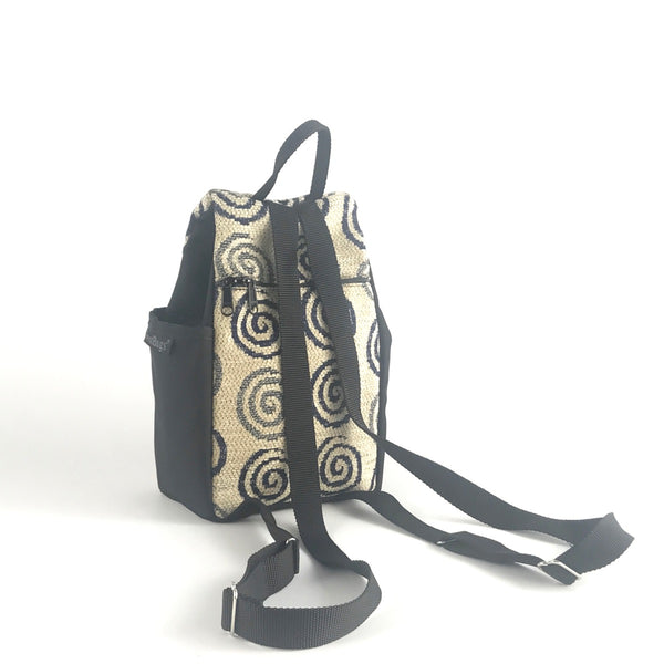 New! Amy Small Side Entry Backpack in Fabric and Nylon - #C966