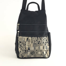 Nylon convertible outlet backpack purse