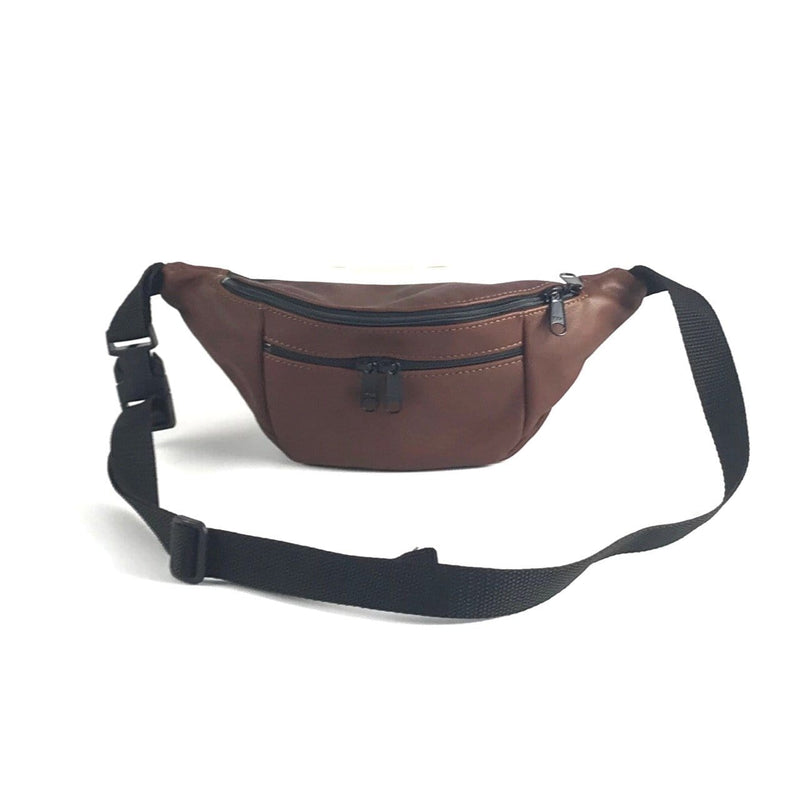 Small Leather Fanny Pack FP - solid colors