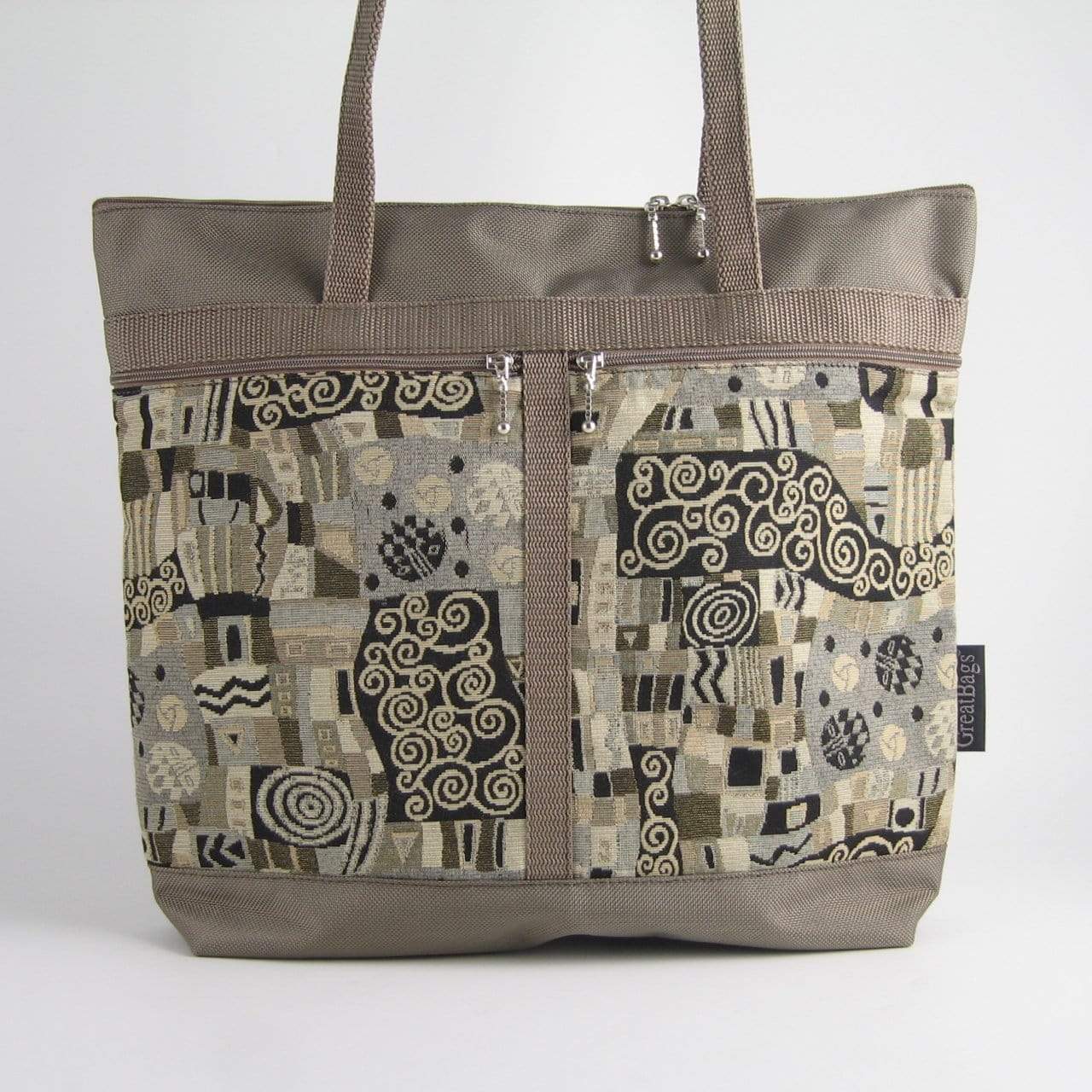 S: Purse Sized Tote Bag in Khaki Nylon