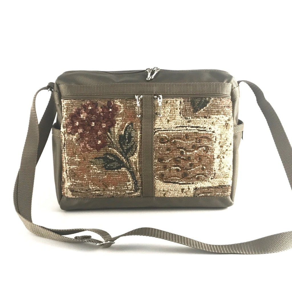New! Emma Messenger Bag Purse #PL Light Colors with Khaki – GreatBags &  Maple Leather