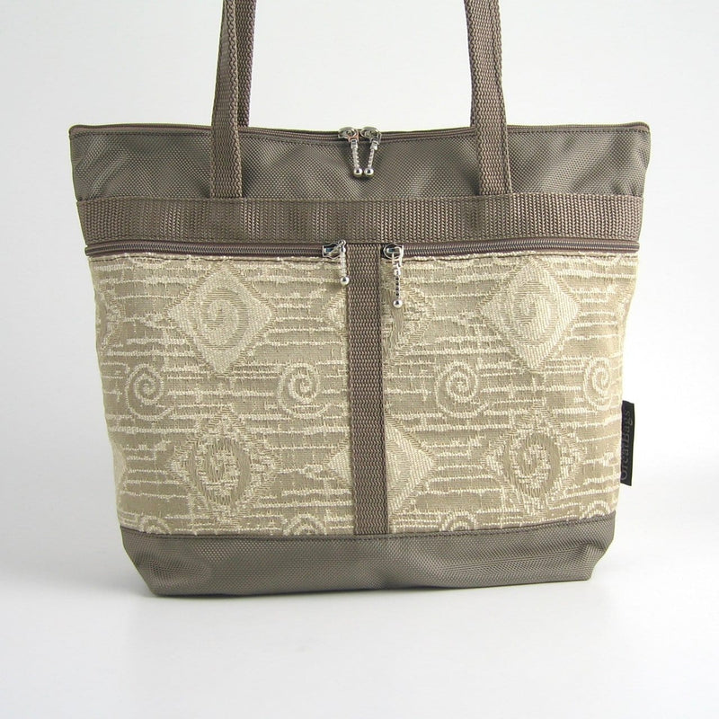 Large Tote Bag in Khaki Nylon #L