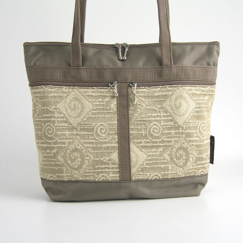 Large Tote Bag in Khaki Nylon #L