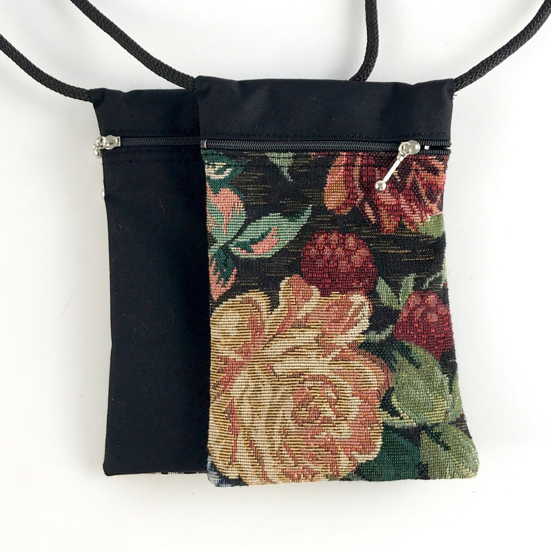 Vintage Fabrics CrossBody Large Cell Phone Bag T12S-2T