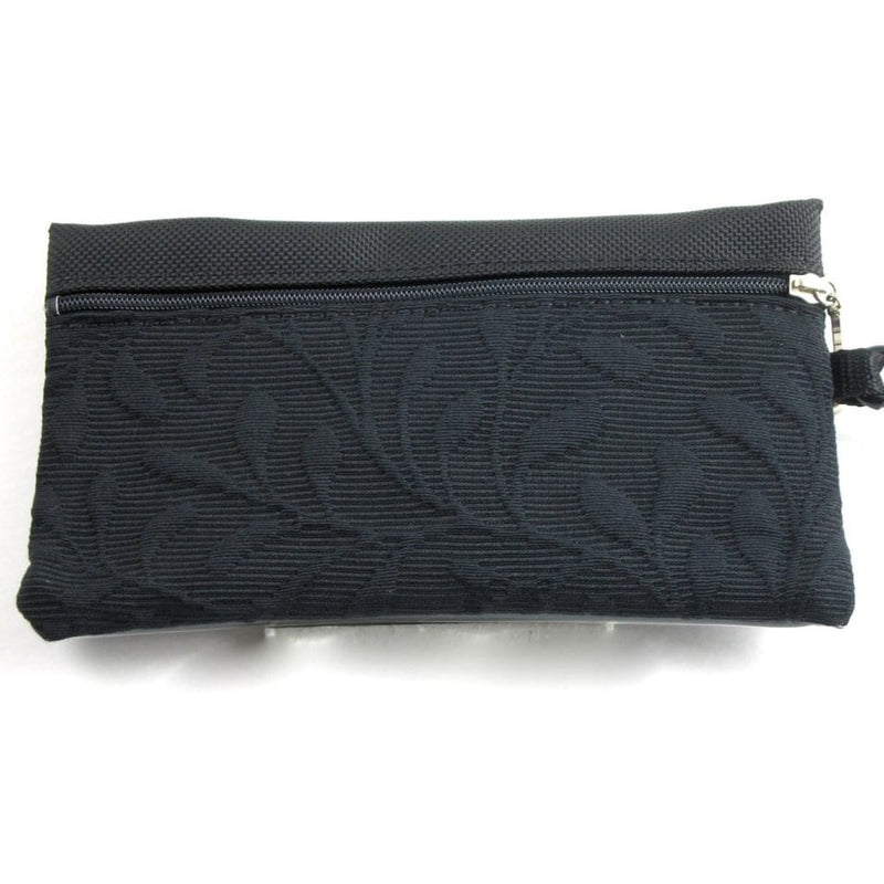 Two zipper purse organizer with Clear ID Window T46ID
