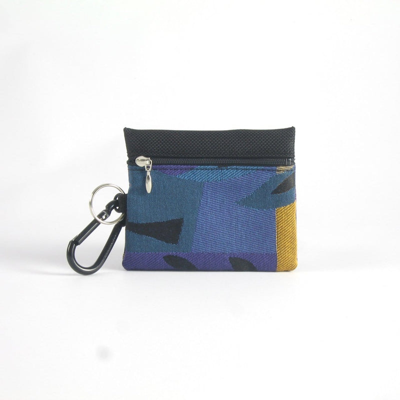 Two zipper change & card wallet with ID window - T7ID