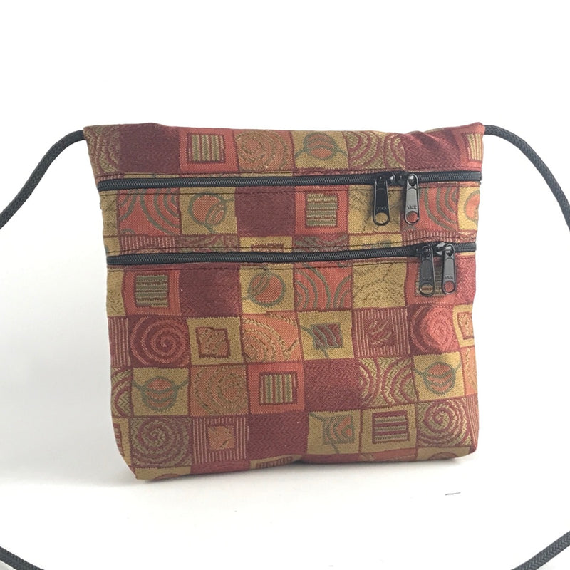 Carly 3 Zipper Fabric Travel Bag T93